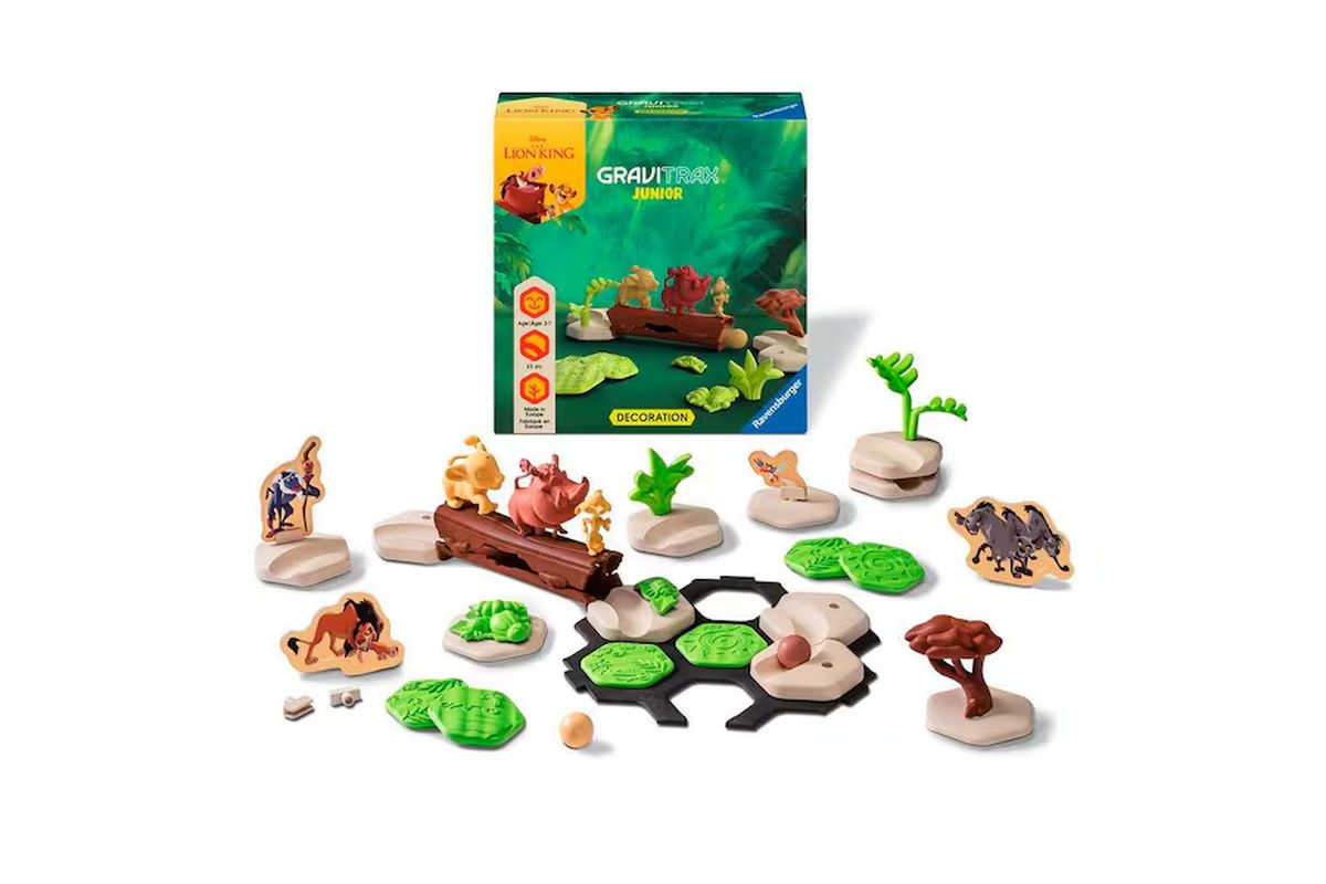 Gewinnspiel: eine Murmelbahn "Ravensburger GraviTrax Junior Extension Lion King"