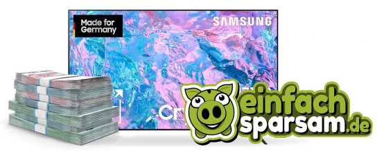 Einfach-Sparsam.de - Gewinne einen Samsung TV + 150 € Bargeld