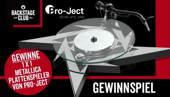 EMP - Ein Metallica-Plattenspieler von Pro-Ject