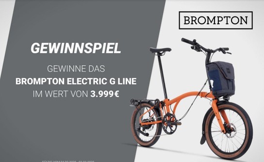 Fahrrad XXL - ein E-Bike Brompton Electric G Line im Wert von 3.999,00 Euro in der Farbe orange und Rahmengröße Medium