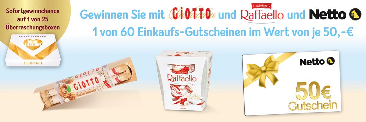 Gewinnspiel: 60x 50€ Einkaufsgutschein & 25 Überraschungsboxen von Ferrero 🛒🎁