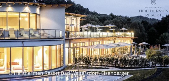 Gigasport - einen Wohlfühl- & Genussurlaub f 2 Personen (3 Nächte) inklusive regionaler Genuss-Halbpension und den zwei Thermen im Heilthermen Resort Bad Waltersdorf