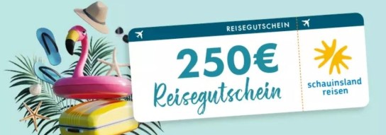 HOLIDAY LAND  - Einen Reisegutschein von schauinsland-reisen im Wert von 250 €