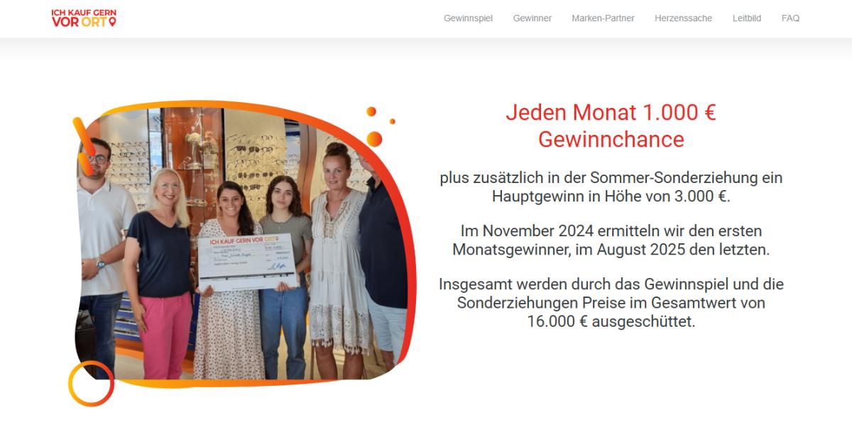 Gewinnspiel: 1.000 € Monatspreis 🎁 + 3.000 € Hauptgewinn in der Sommer-Sonderziehung