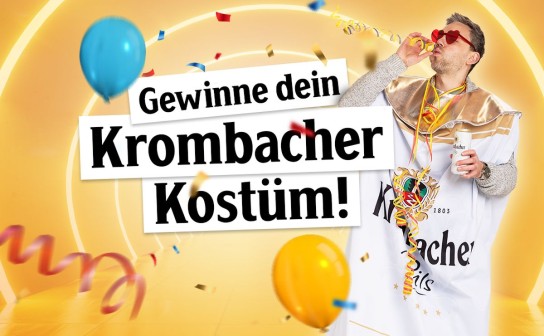 Krombacher: 4x Krombacher-Kostüme für den ultimativen Karneval-Look gewinnen