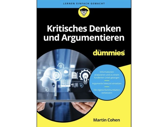 Mainlike - 1x das Buch „Kritisches Denken und Argumentieren für Dummies“ von Martin Cohen