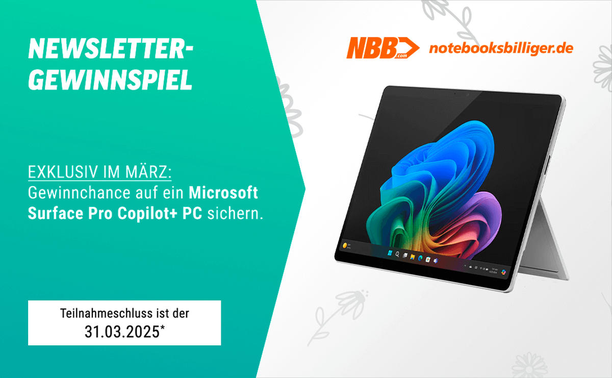 Gewinnspiel: Microsoft Surface Pro Copilot+ PC & NBB Gutscheine 💻🎁