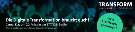 PRINZ - 25 x 2 Tickets für TRANSFORM 2025 am 19. und 20. März 2025 in Berlin