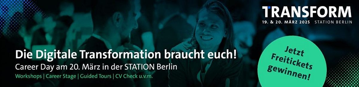 Gewinnspiel: 50 Tickets für TRANSFORM 2025 in Berlin