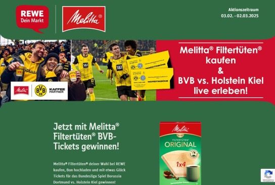 REWE - 2 von 4 Tribünentickets für das BVB Saisonfinale (Produktkauf)