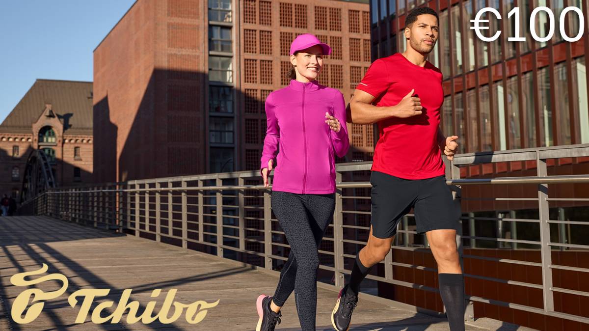 Gewinnspiel: 100€ Tchibo-Gutschein für deine neue Running Collection gewinnen!