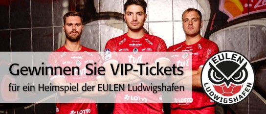 Rheinpfalz - 2 VIP Ticket für ein Heimspiel der „Eulen Ludwigshafen“ (Handball)