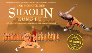 wob24 - 5x zwei Tickets für „Die Mönche des Shaolin Kung Fu“ am 6. Mai 2025 im Congress Centrum Würzburg