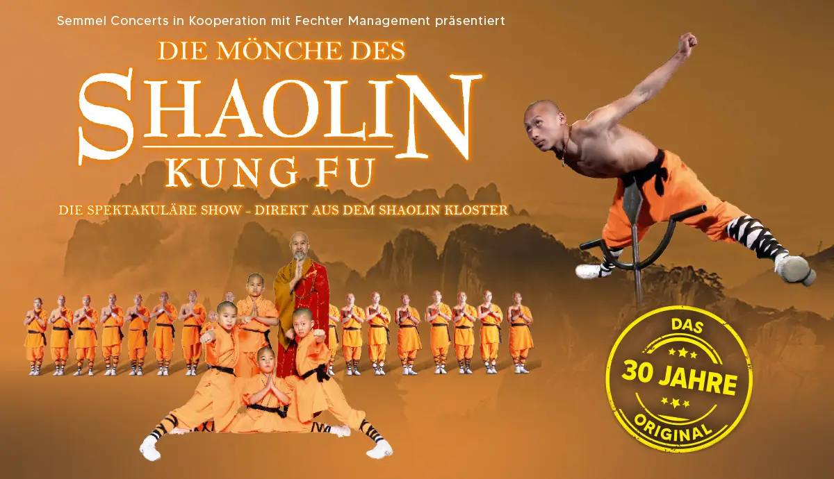 Gewinnspiel: 5x2 Tickets- Die Mönche des Shaolin Kung Fu live in Würzburg