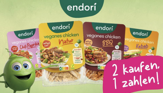 endori veganes chicken 2 für 1