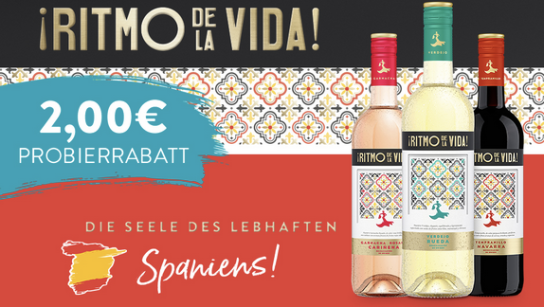 Ritmo de la Vida Wein, 0,75l mit 2,00 € Cashback