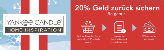 Yankee Candle Home Inspiration mit 20 % Cashback