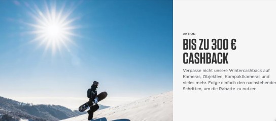 Canon mit bis zu 300 € Cashback