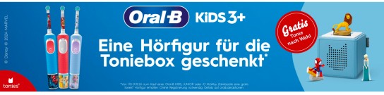 Oral-B: Gratis Tonie zum Kauf einer Kinderzahnbürste