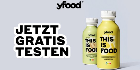 yfood Trinkmahlzeiten gratis testen