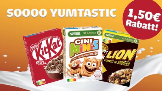 Nestlé mit 1,50 € Sofortrabatt