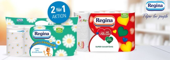 Regina 2 für 1 Aktion