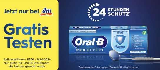 Oral-B Pro Expert Gratis testen