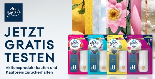 Glade Touch & Fresh Minispray gratis testen