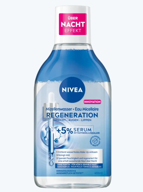 NIVEA Regeneration Mizellenwasser mit Zufriedenheitsgarantie/gratis testen