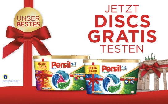 Persil DISCS gratis testen