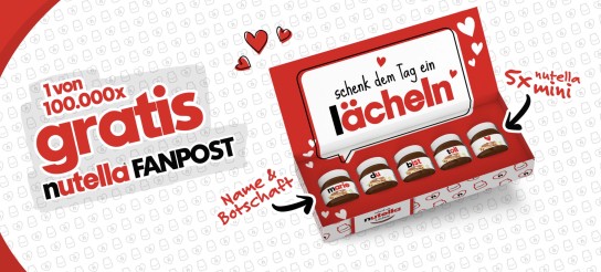 nutella kaufen & gratis Fanpost erhalten