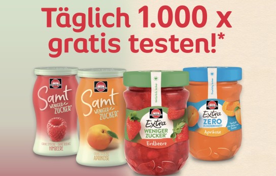 Schwartau Marmelade gratis testen