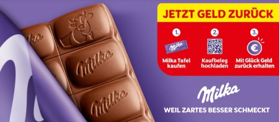 Milka Tafel gratis testen