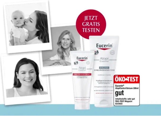 Eucerin: AtopiControl Systempflege Produktprobe