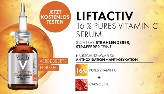 Vichy: Gratisprobe LIFTACTIV Vitamin C Serum