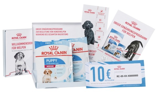 Royal Canin: Willkommens-Box für Welpen