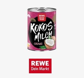 REWE: 10.000 Produkttester für REWE Beste Wahl Kokosmilch gesucht