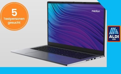 ALDI: 5 Produkttester für das Medion Notebook E15433 (MD64180) gesucht