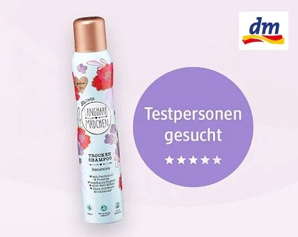 dm Drogerie: Trockenshampoo Sensitive von Langhaarmädchen - 250 Produkttester gesucht