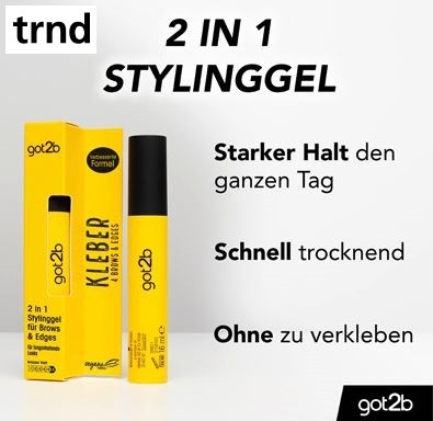 trnd: got2b 2in1 Stylinggel Kleber 4 Brows & Edges - jetzt Produkttester werden