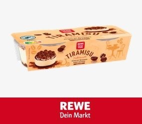 REWE: 10.000 Testpersonen für REWE Beste Wahl Tiramisu gesucht