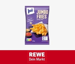 REWE: 6.000 Produkttester für ja! Jumbo Fries gesucht