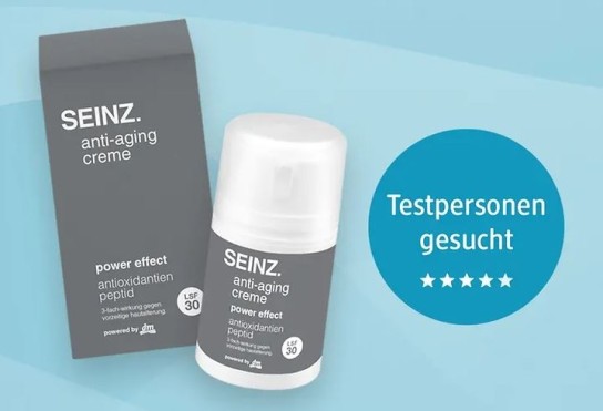 dm Drogerie: SEINZ. Anti-Aging Creme - jetzt Produkttester werden