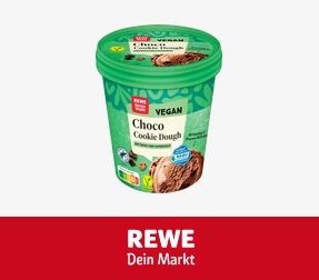 REWE: 10.000 Produkttester für REWE Beste Wahl Veganes Choco Cookie Dough Eis gesucht