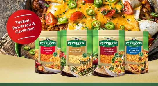 Kerrygold: Kerrygold Reibekäse Produktpaket - 100 Produkttester gesucht