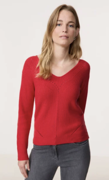 Pullover mit Ajour-Details