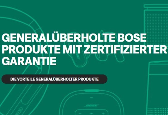 Generalüberholte Technik mit Garantie