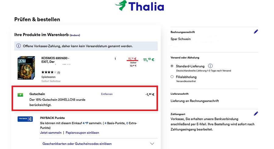 ᐅ 30€ Thalia Gutschein & 80% - Januar 2021 | EinfachSparsam